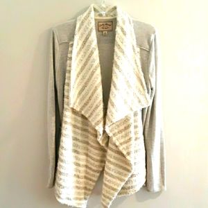 Lucky Brand waterfall sweater
